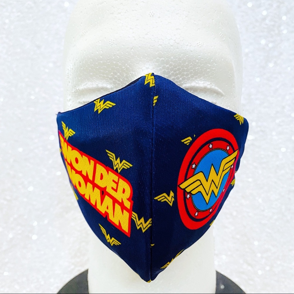 wonder woman child face mask